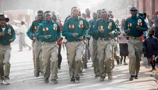Zanu PF Youth 'militia' Green Bombers