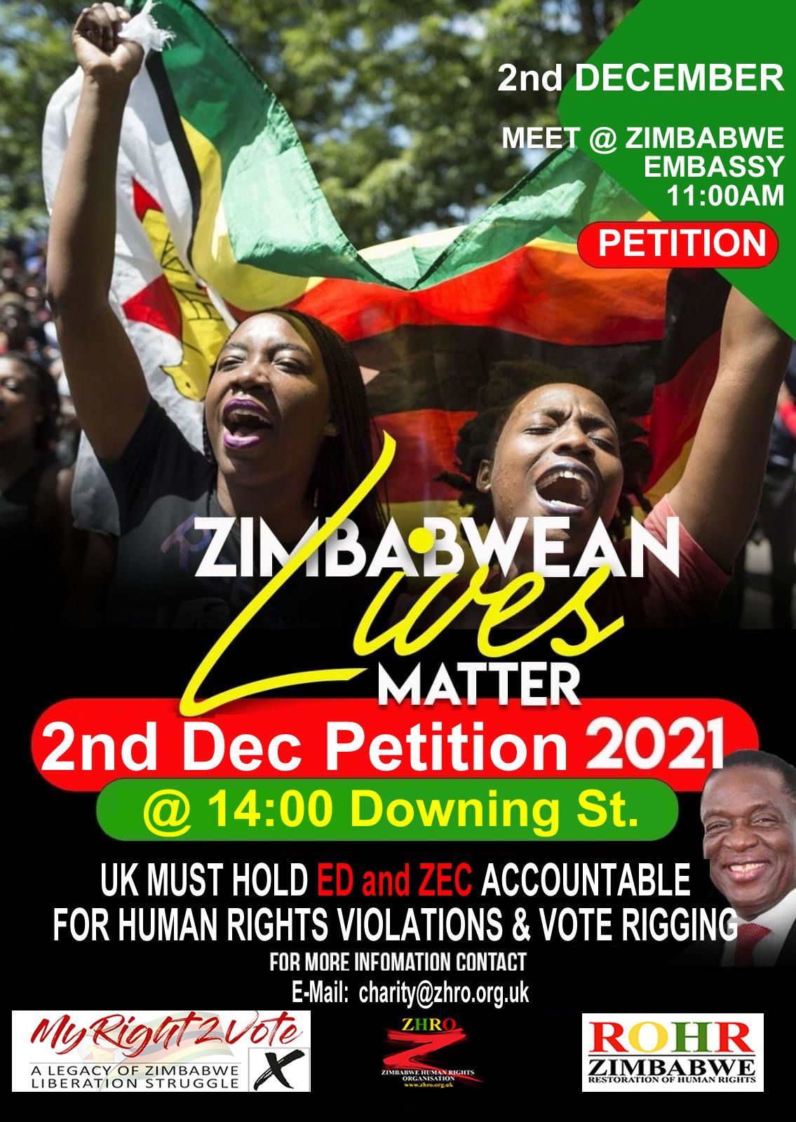 Diaspora Vote Petition poster 2nd Dec 2021